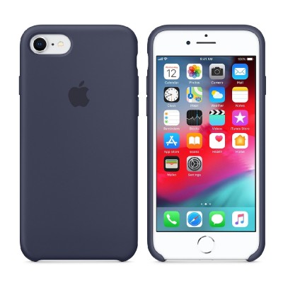 For Apple iPhone 8 Plus/7 Plus DOT Thick Beautiful Hybrid Case Cover - Black/Blue