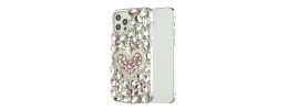For Apple iPhone 8 Plus/7 Plus Full Diamond with Ornaments Case Cover - Crystal Exquisite Garden