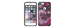 For Apple iPhone 8 Plus/7 Plus Jewel Full Diamond Bling Case Cover - Pink
