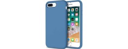 For Apple iPhone 8 Plus/7 Plus Party Diamond Bumper Bling Hybrid Case Cover - Blue