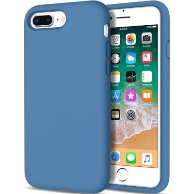 For Apple iPhone 8 Plus/7 Plus Party Diamond Bumper Bling Hybrid Case Cover - Blue