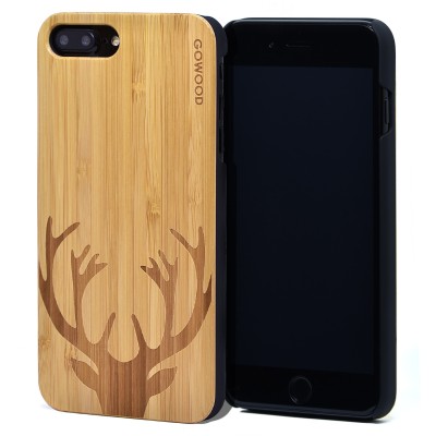 For Apple iPhone 8 Plus/7 Plus SPLENDID Glitter BOW Design TPU Case Cover - Brown