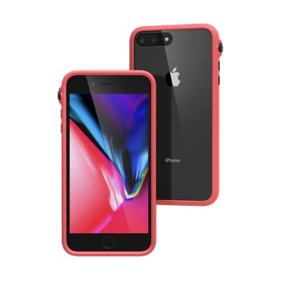 For Apple iPhone 8 Plus/7 Plus SPLENDID Glitter BOW Design TPU Case Cover - Red