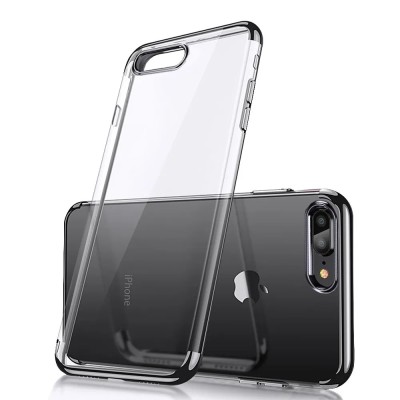 For Apple iPhone 8 Plus/7 Plus Sturdy Ultra Thick 3mm Transparent Hybrid Case Cover - Clear