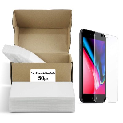 For Apple iPhone 8 Plus/7 Plus Tempered Glassin Bulk Cardboard Package