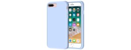 For Apple iPhone 8 Plus/7 Plus Two Tone Gradient Big Diamond All Around TPU Case Cover - Light Blue