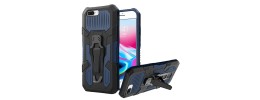 For Apple iPhone 8 Plus/7 Plus Thunder Kickstand Hybrid Case Cover - Blue