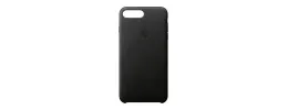 For Apple iPhone 8 Plus/7 Plus PU Leather Window Flap Case with Cover - Black