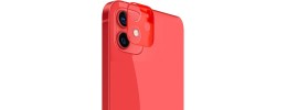 For Apple iPhone 14 6.1" Camera Lens Colored Edge Tempered(2.5D) - Red