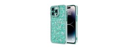 For Apple iPhone 14 PRO 6.1" Rhombus Bling Glitter Diamond Case Cover - Green