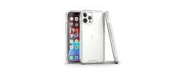 For Apple iPhone 8 Plus/7 Plus Colored Shockproof Transparent Hard PC TPU Hybrid Case Cover - Clear/Clear