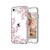 For Apple iPhone SE2 (2020) 8/7 ART IMD Chrome Beautiful Design ShockProof Case Cover - Floral B