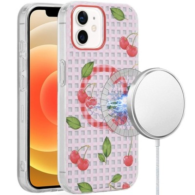 For Apple iPhone SE2 (2020) 8/7 ART IMD Chrome Beautiful Design ShockProof Case Cover - Floral D