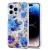 For Apple iPhone SE2 (2020) 8/7 ART IMD Chrome Beautiful Design ShockProof Case Cover - Floral E