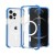 For Apple iPhone XR Acrylic Tough 2.5mm Transparent ShockProof Hybrid Case Cover - Blue
