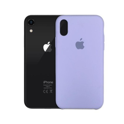 For Apple iPhone XR Electroplated Fashion Solid Color TPU Case Cover - Light Purple