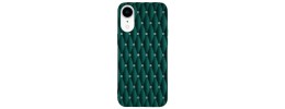 For Apple iPhone XR Electroplated Fashion Solid Color TPU Case Cover - Midnight Green