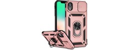 For Apple iPhone XR Exquisite Tough Shockproof Hybrid Case Cover - Pink