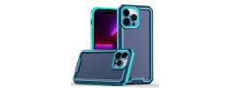 For Apple iPhone XR Set Premium Color Tough Premium Hybrid Case Cover - Blue