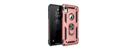 For Apple iPhone XR Stellar Hybrid IMD Design Ring Stand Cover Case - B