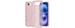 For Apple iPhone XR Sturdy Ultra Thick 3mm Transparent Hybrid Case Cover - Pink