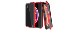 For Apple iPhone XR Well Protective Magentic Ring Stand Camera Protective Cover Case - Red