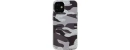 For Apple iPhone 12 6.7 inch Glitter Fashion Hard TPU - Camo Grey