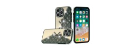 For Apple iPhone 14 PRO 6.1" SPLENDID Glitter BOW Design TPU Case Cover - Midnight Green