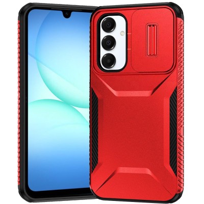 For Samsung A17 5G Ultimate U Design Hybrid with Camera Window Covering - Red