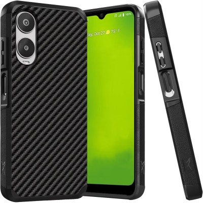 For Cricket Icon 6 Tough Strong Hybrid (Magnet Mount Friendly) - Black