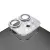 For Apple iPhone 13/13 Mini Diamond Bling Camera Lens Full Tempered Glass - Silver
