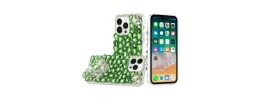 For Apple iPhone XR Jewel Full Diamond Bling Case Cover - Green