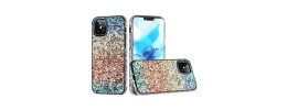 For Apple iPhone 14 6.1" Decorative Glitter with Diamond All Around Hybrid - B Style