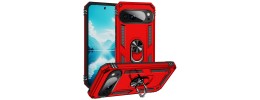 For Google Pixel 10/10 Pro Tough Hybrid Case - Red