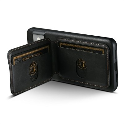 For Google Pixel 10/10 Pro Wallet ID Card Holder Case Cover  Black