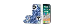 For Apple iPhone XR Jewel Full Diamond Bling Case Cover - Blue