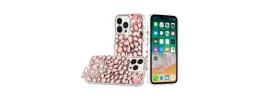 For Apple iPhone XR Jewel Full Diamond Bling Case Cover - Pink