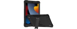 For Apple New iPad 9.7 inch Tough Tablet Strong Kickstand Hybrid Case Cover - Black