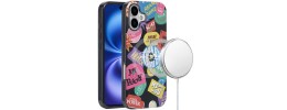 For iPhone 17 [Magnetic] Double Layer Design IMD Case - Fashion  Rebel