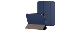 For  Apple iPad 9th Gen 10.2 inch (2021) Trifold Magnetic Closure PU Leather Case Cover - Blue