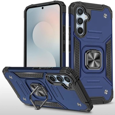 For Samsung s26 Plus Robust Magnetic Kickstand Hybrid Case Cover - Blue