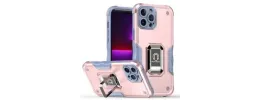 For iPhone 13 Pro Max Optimum Magnetic RingStand Case Cover - Rose Gold