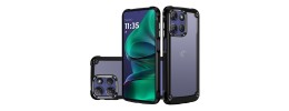 For Moto G 5G 2025/2026 - G Play 2026 - Ultimate CaseX Transparent Hybrid Case with Metal Buttons And Camera Edges - Light Purple
