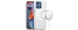 For Moto G 5G 2025/2026 - G Play 2026 - [Magnetic Circle] Smooth Safe Matte Feel Hybrid Case - Clear
