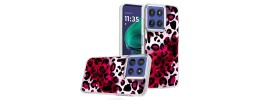 For Moto G 5G 2025/2026 - G Play 2026 - Resin Epoxy Design Diamond Metal Edged Hybrid Case - C