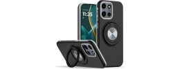 For Moto G Power 2026/2025 CD Texture Design Magnetic Car Mount Friendly HQ Hybrid - Black