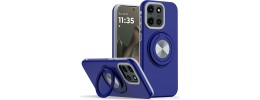 For Moto G Power 2026/2025 CD Texture Design Magnetic Car Mount Friendly HQ Hybrid - Blue