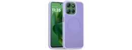 For Moto G Power 2026/2025 [Magnetic Circle] Smooth Safe Matte Feel Hybrid Case - Light Purple