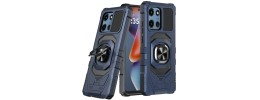 For Moto G Power 2026/2025 Tough Hybrid With Ring Stand Case - Dark Blue