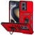 For Motorola Edge 2024 Well Protective Magentic Ring Stand  Camera Protective - Red